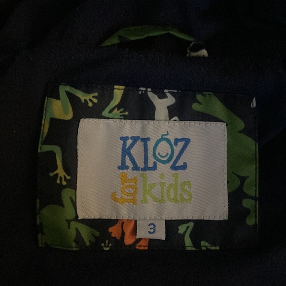 Knox for kids rain jacket with frogs pattern on it - Picture 3 of 4